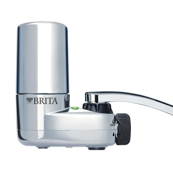 Brita Faucet-Mount Water Filtration System, Chrome - Picture 1 of 4